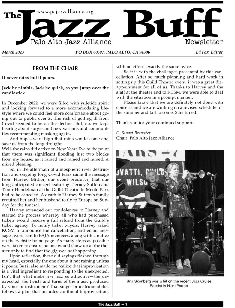 March 2023 Jazz Buff Pg 1